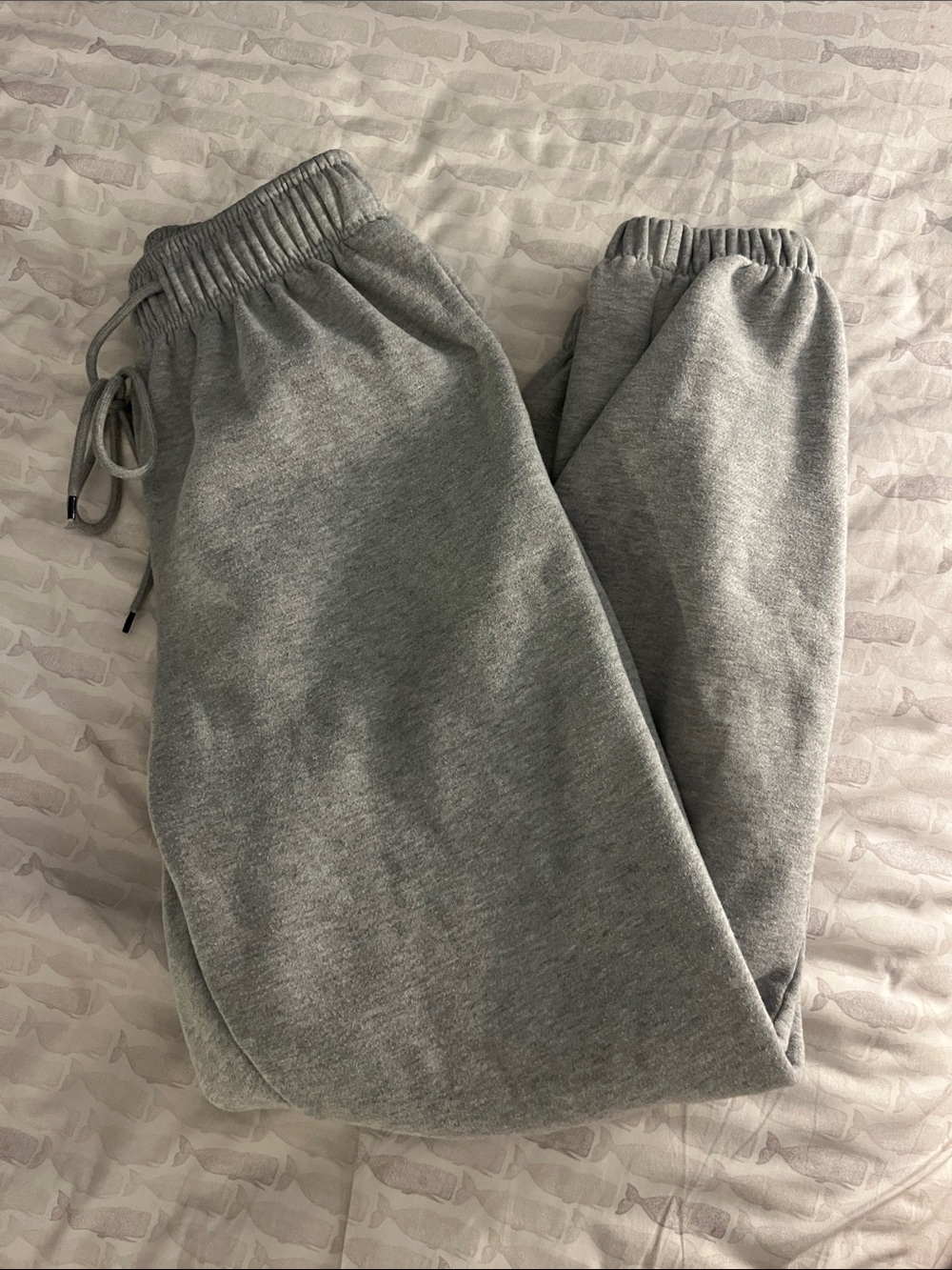 Grey sweatpants